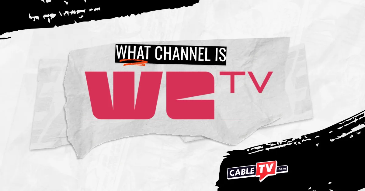 what channel is we tv - we tv channel logo