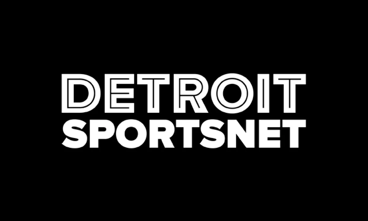 Detroit SportsNet Logo The Detroit SportsNet logo on a black background.