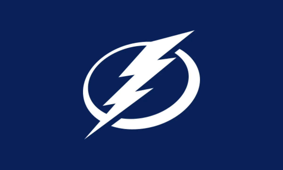 The Tampa Bay Lightning app logo on a dark blue background.