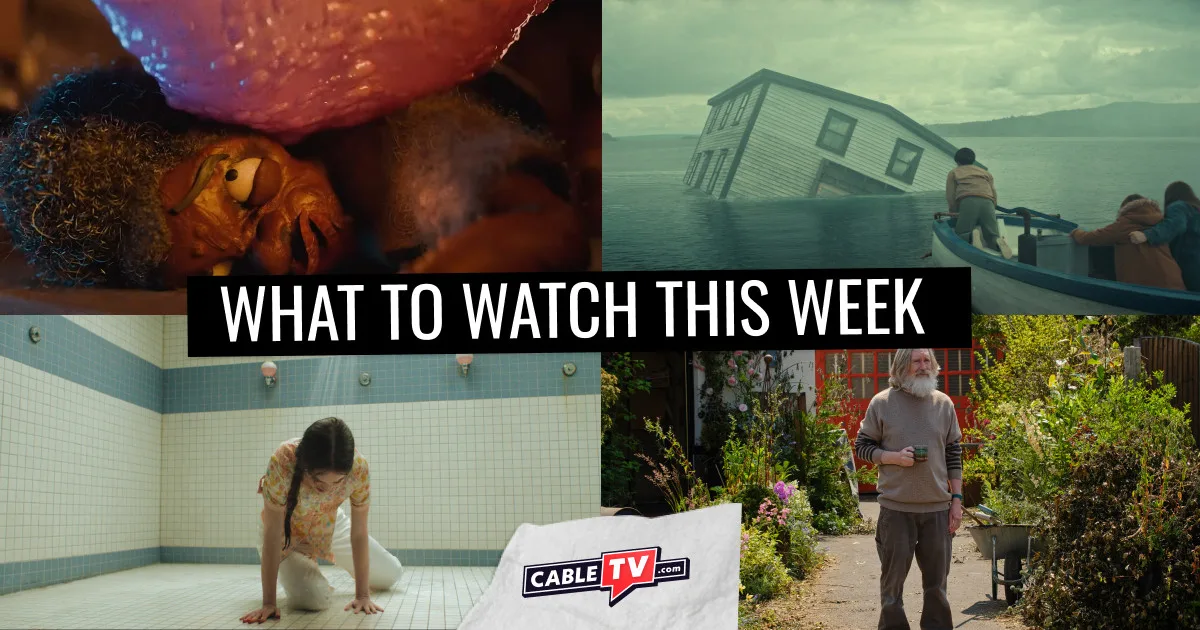 A collage of images from "V/H/S/Mixtape," "Below," "Carrie," and "Small Prophets," shows covered in CableTV.com’s What to Watch This Week column for Oct. 5–11.