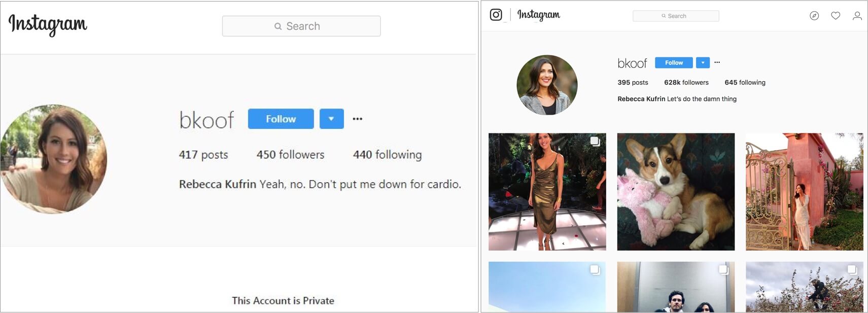 Becca K Instagram Followers from The Bachelor