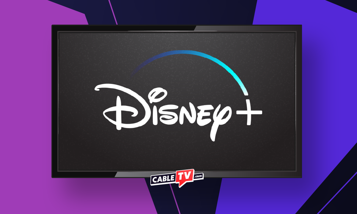 Disney+ logo inside a TV