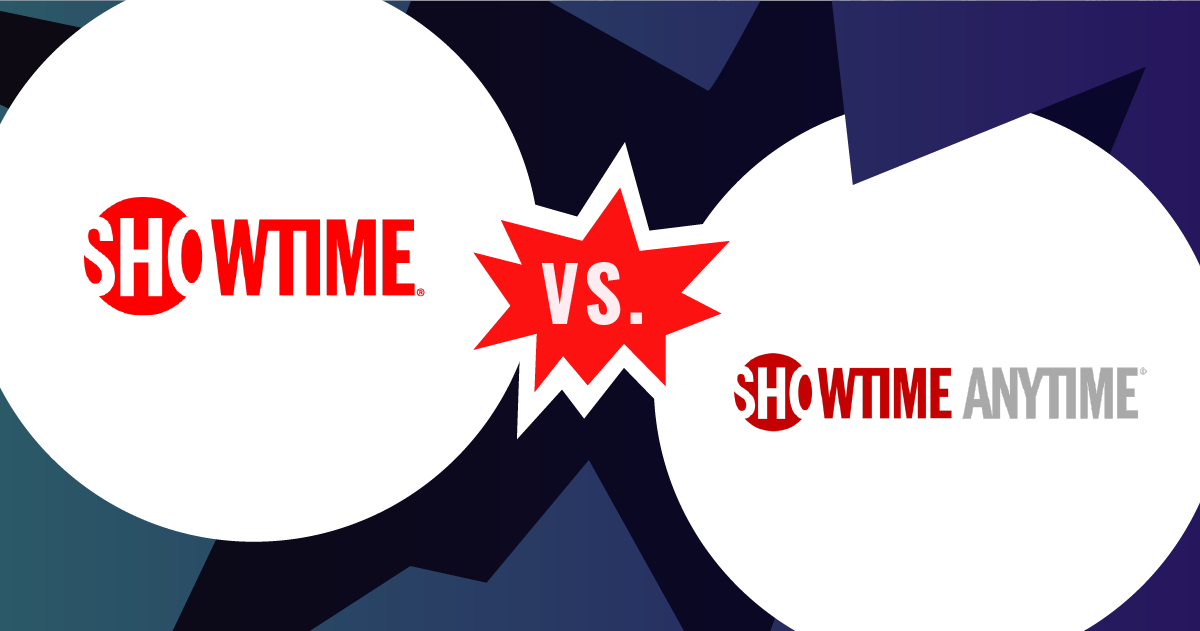Showtime vs Showtime Anytime