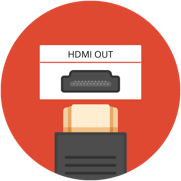 Icon of HDMI port