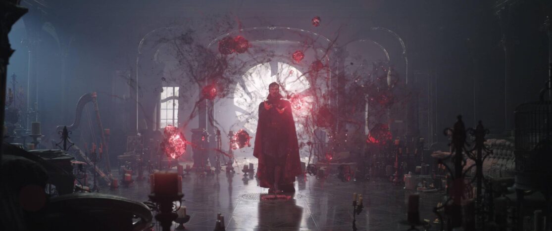 Benedict Cumberbatch in Doctor Strange in the Multiverse of Madness.