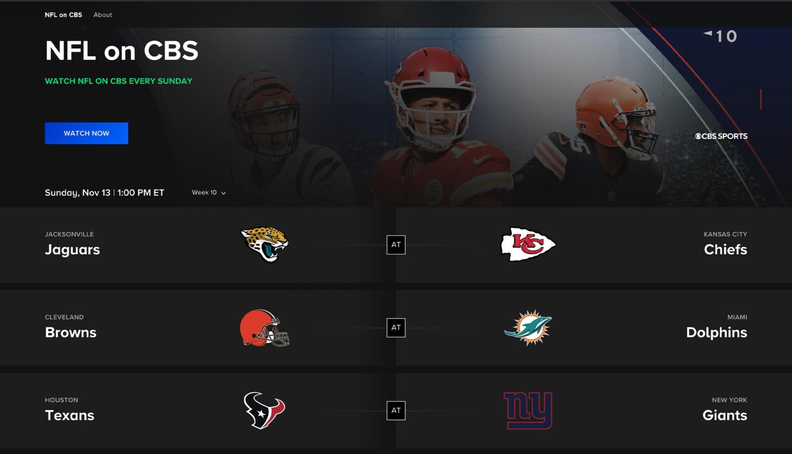 Watch NFL on CBS - Stream Games Live on Paramount+