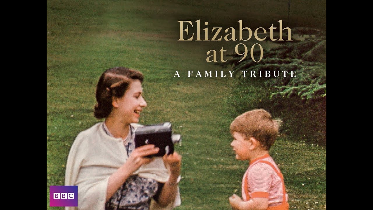 A poster from the BBC documentary "Elizabeth at 90"