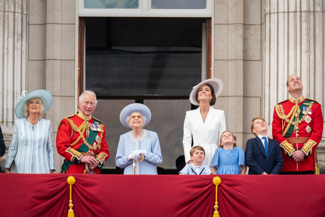 Photograph from Queen Elizabeth II's Platinum Jubilee in 2022.
